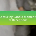 Capturing Candid Moments at Receptions